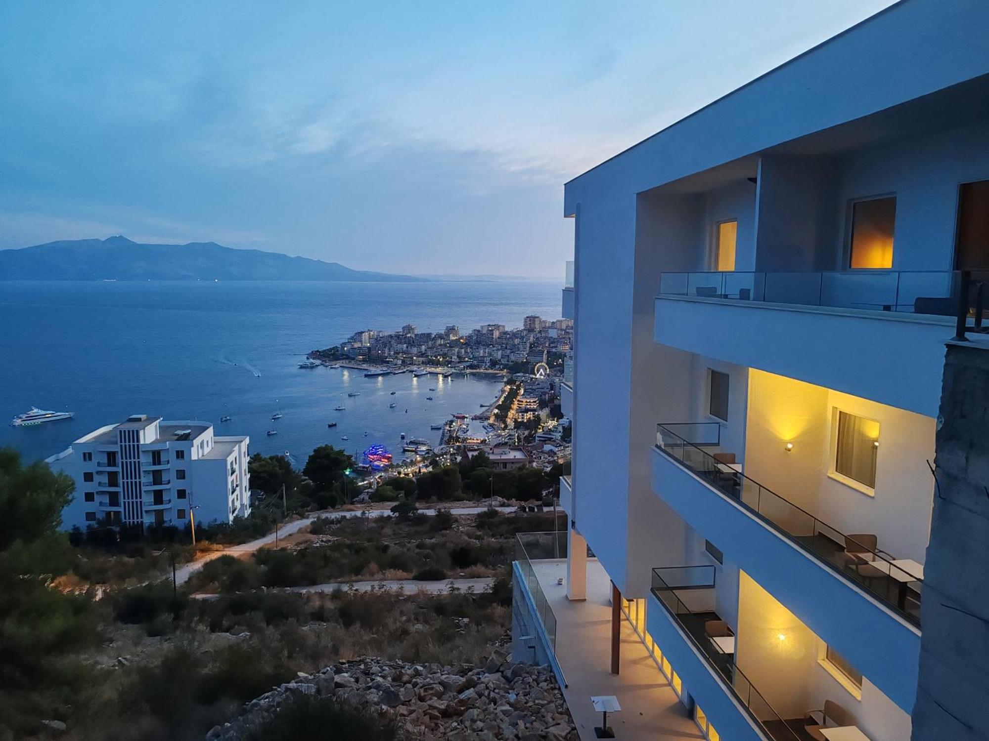Sunset Shoreline Saranda - Sea View - Free Private Parking - Pool Exterior foto