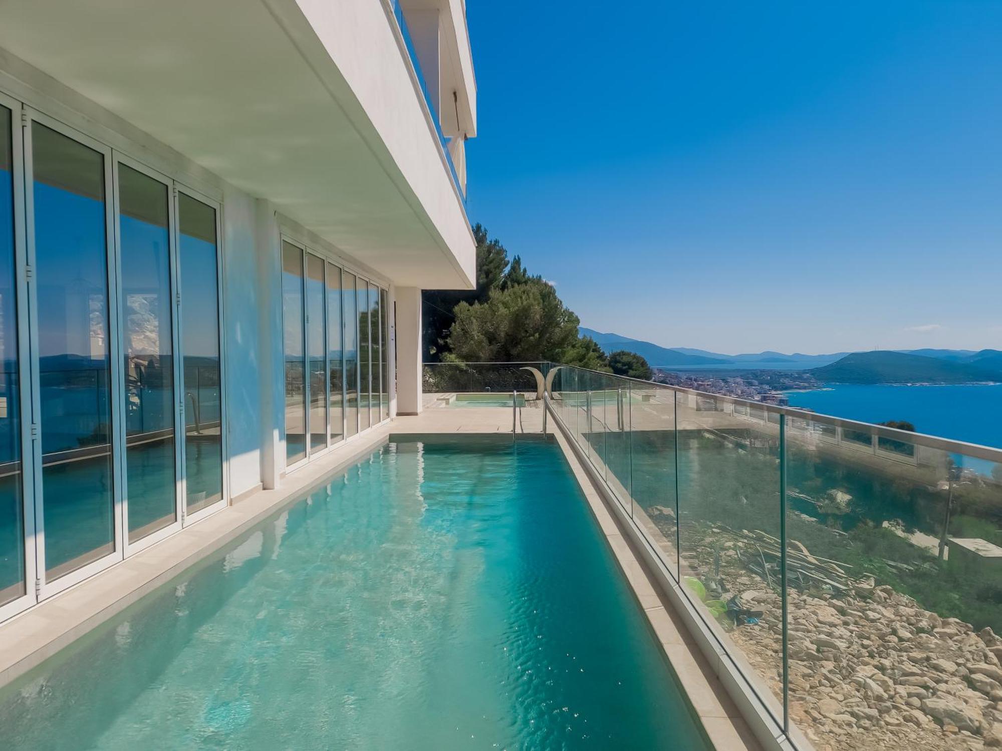 Sunset Shoreline Saranda - Sea View - Free Private Parking - Pool Exterior foto